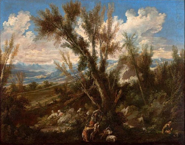 Landscape with Shepherds, Alessandro Magnasco